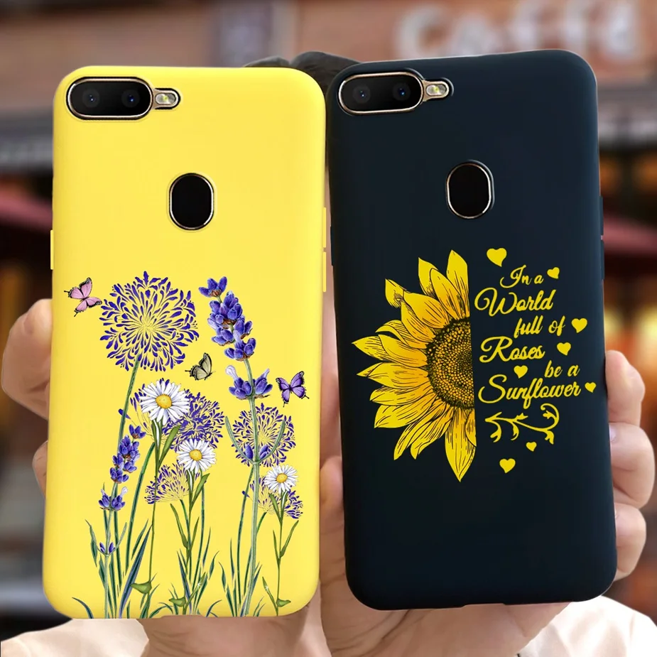 Funda de dibujos animados para Oppo A12 CPH2083, carcasa pintada en caramelo para Oppo A12 A 12, Fundas de teléfono OppoA12 de 6,22 pulgadas, Fundas blandas con parachoques - imagen 5