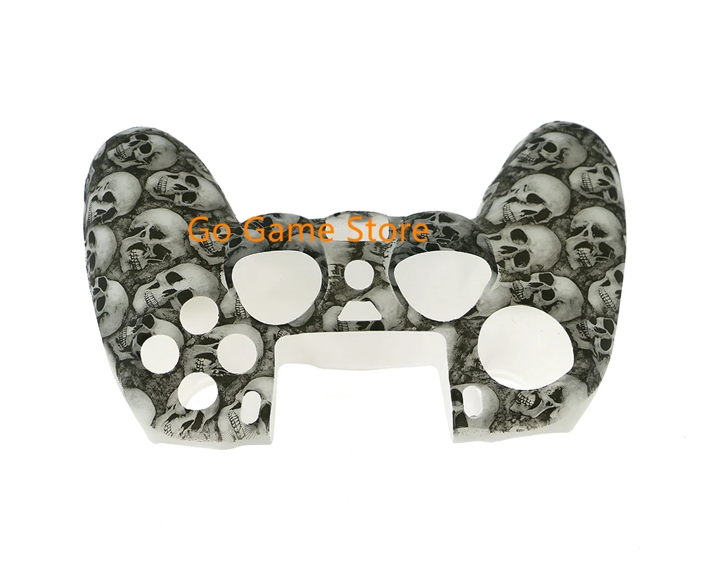 1 unidad para PS4 Pro controlador delgado cabeza calavera suave funda de silicona protección agarre cubierta funda de goma piel protectora - imagen 5