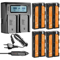 Batería NP-F550 Compatible con Sony y Cargador Rápido Dual