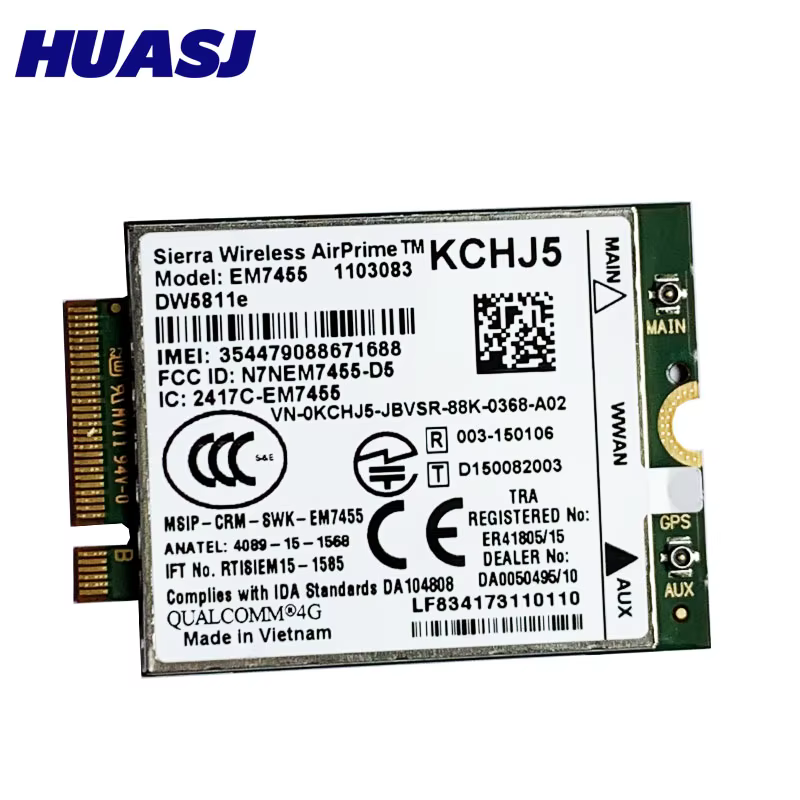 Huasj Módulo 4G LTE EM7455 Gobi6000 para Dell E7270/E7470/E7370 - imagen 2