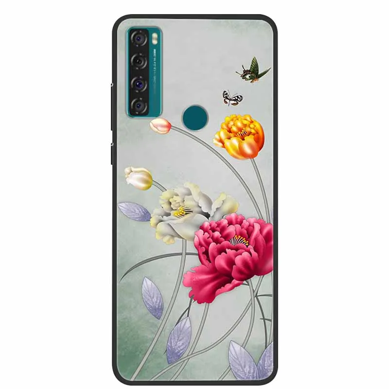 Para TCL 20 SE Funda 205 Funda de silicona suave con dibujos animados para TCL 20B 6159K contraportada para TCL 20 R 5G 20SE Fundas de moda TPU Funda - imagen 5