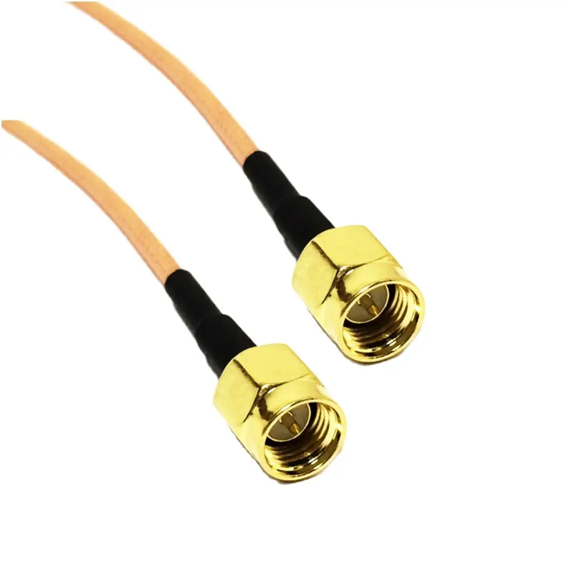 Conector macho SMA a SMA N TNC BNC UHF MCX MMCX TS9 CRC9 Cable recto Pigtail RG316 para WIFI inalámbrico 3G 4G módem nuevo - imagen 3