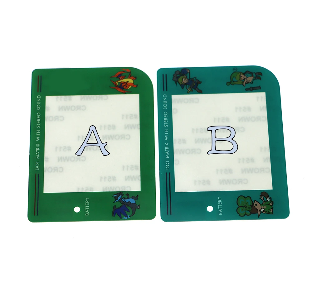 20 piezas lente protectora de pantalla de plástico colorida para Gameboy Classic GBO GB cubierta protectora de lente ChengChengDianWan - imagen 2