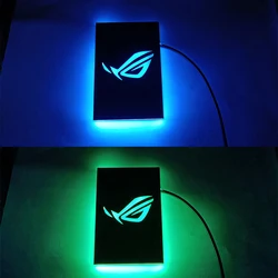 Soporte Disco Duro SSD 2.5 RGB Chasis Iluminación Gaming