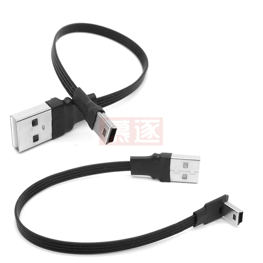 Cable Mini USB Tipo B flexible - Angular 90° USB 2.0 - imagen 4