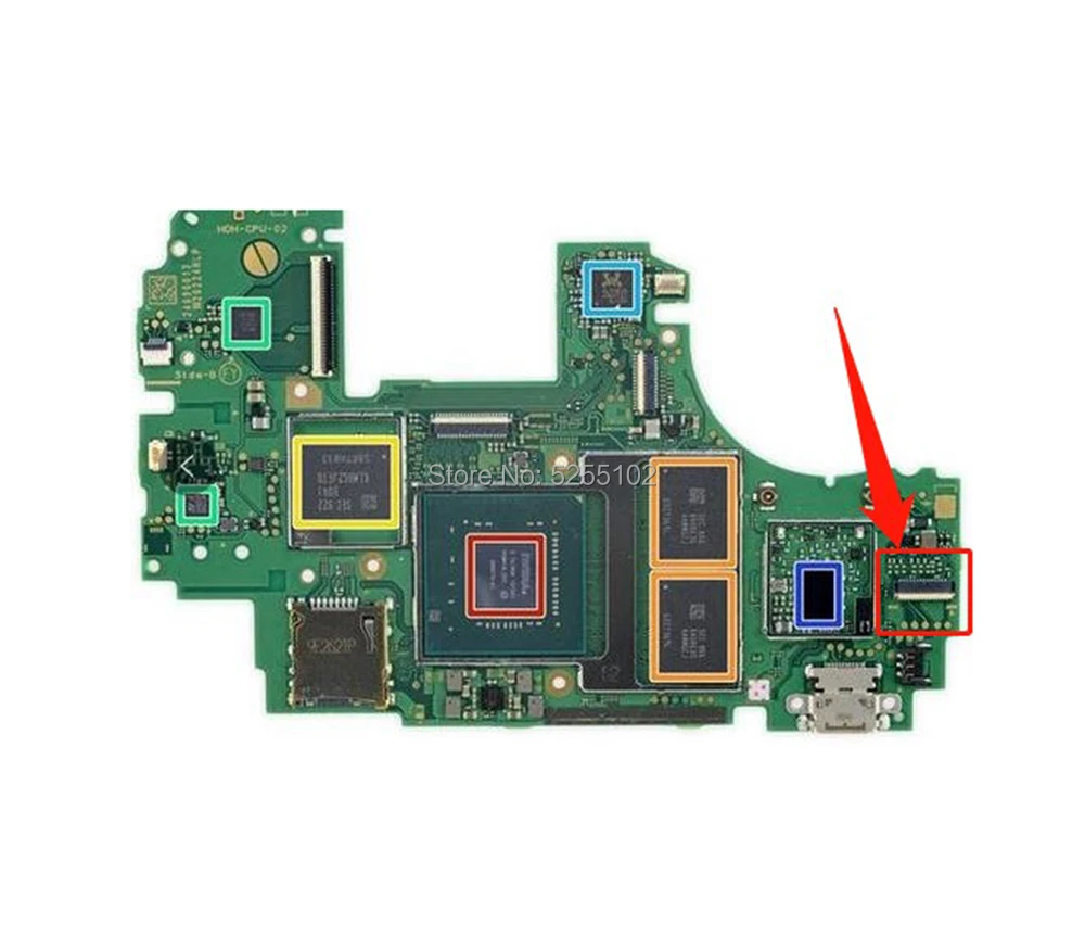 3 uds Original nuevo para Nintendo Switch NS memoria Micro SD lector de tarjetas TF conector FPC conexión a bordo enchufe de tarjeta TF - imagen 5