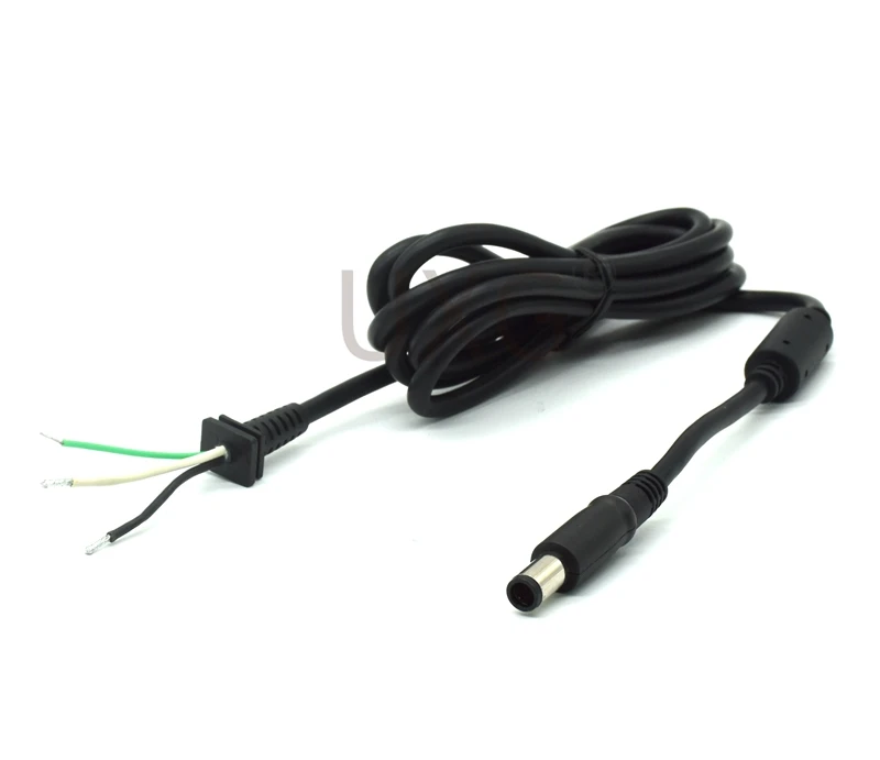 1,2 M 7,4 x 5,0 mm Power DC Jack cargador adaptador enchufe Cable conector Cable de alimentación con luz LED para portátil Dell HP - imagen 4