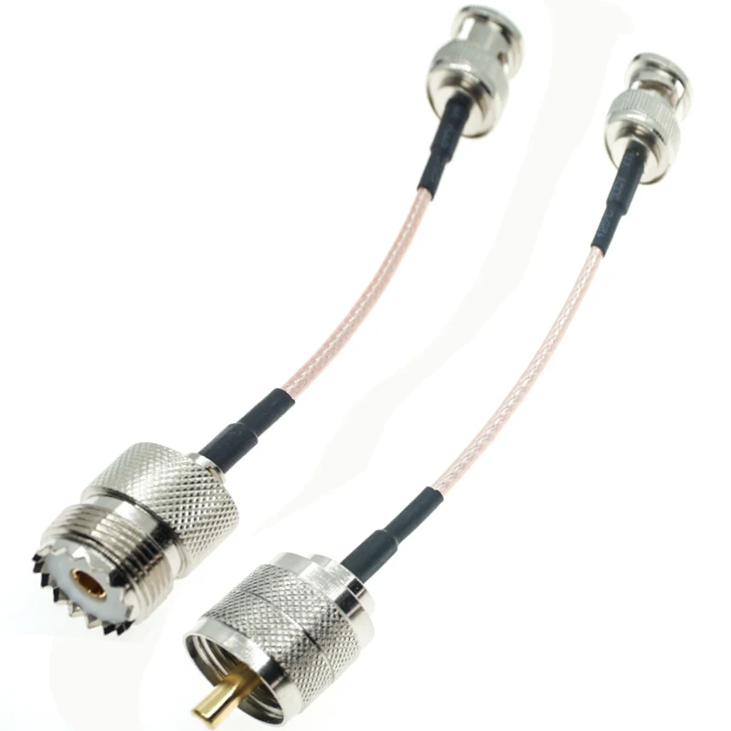 Adaptador BNC Macho a UHF Hembra – Conexión FPV RG316