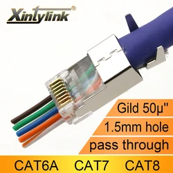 Cable Ethernet CAT8 RJ45 SFTP Blindado Xintylink Alta Velocidad