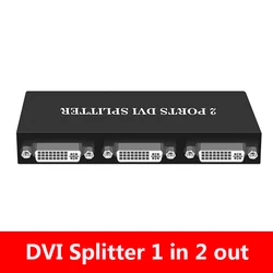 Divisor DVI 1 Entrada a 2/4 Salidas con Adaptador UE/UK/US/AU