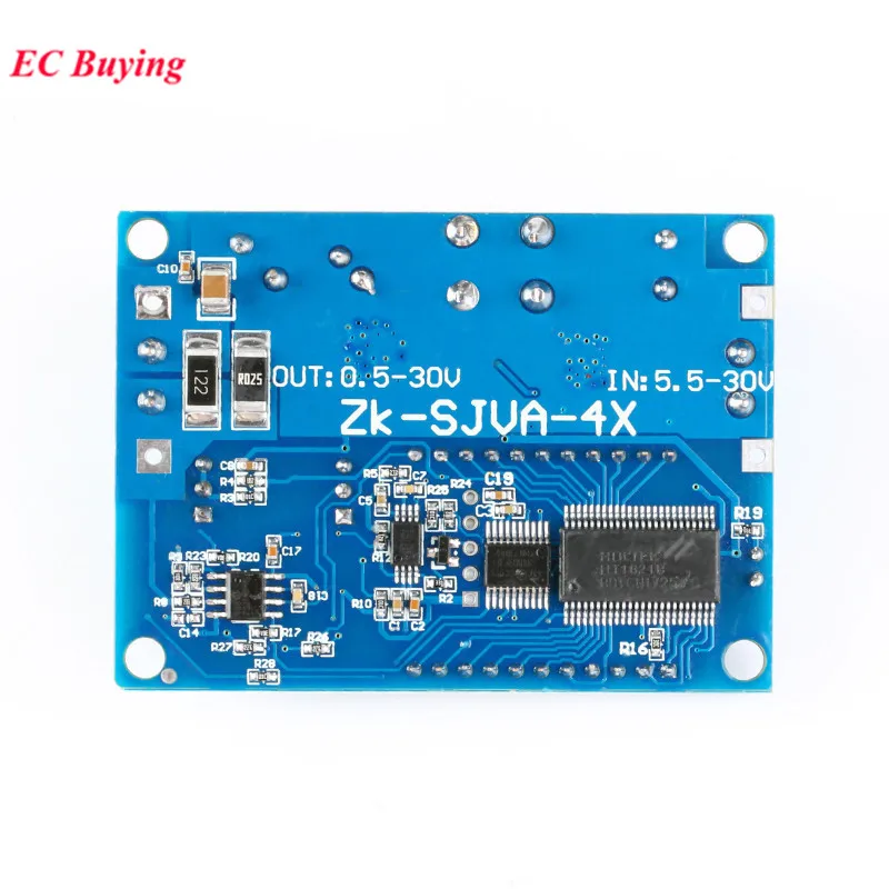 35W DC 5,5-30V a 0,5-30V pantalla LCD Digital reductor automático convertidor Buck Boost módulo de fuente de alimentación placa ajustable - imagen 5