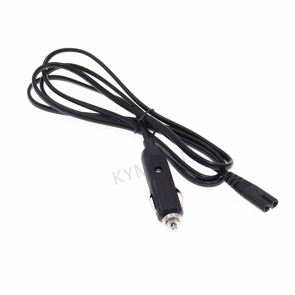 Cable adaptador de corriente Universal de 2 pines para caja enfriadora de coche Mini frigorífico DC12V 24V Cable de encendedor de cigarrillos de coche con fusible de 10A - imagen 4
