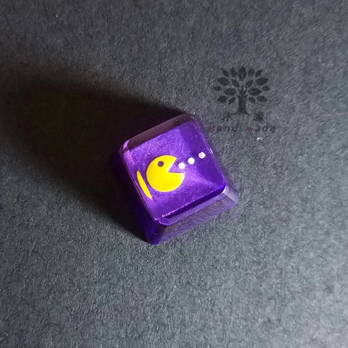 Tapa de tecla de resina retroiluminada hecha a mano, Teclado mecánico translúcido con personalidad para interruptores MX, 1 ud. - imagen 2