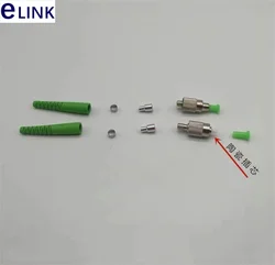 Conector FC/APC Fibra Óptica Cerámica ELINK Verde – SM/MM