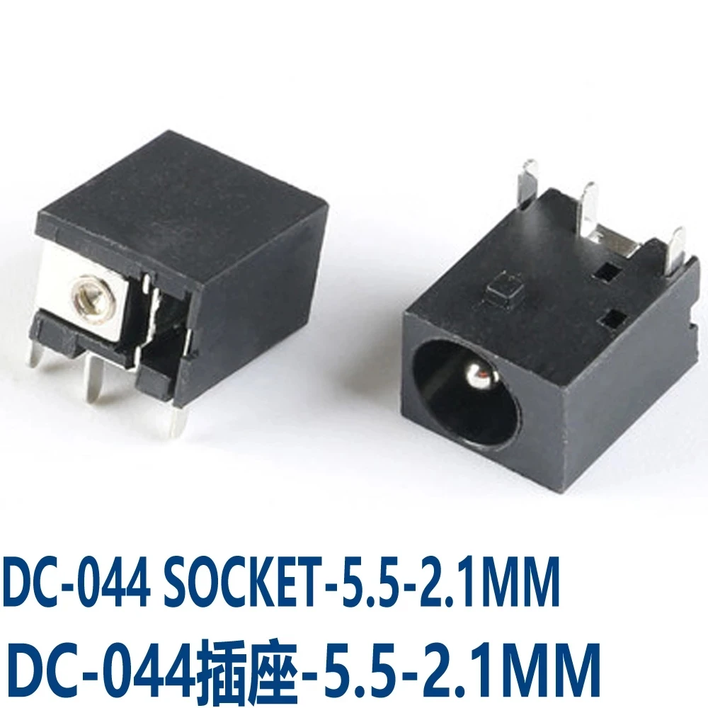 Enchufe macho de 10 piezas + toma de corriente de CC, conector hembra de montaje en Panel, tuerca de tornillo, DC022, 005, 015, 025, 022K, 099, 022B, 044, 5,5x2,1mm - imagen 5