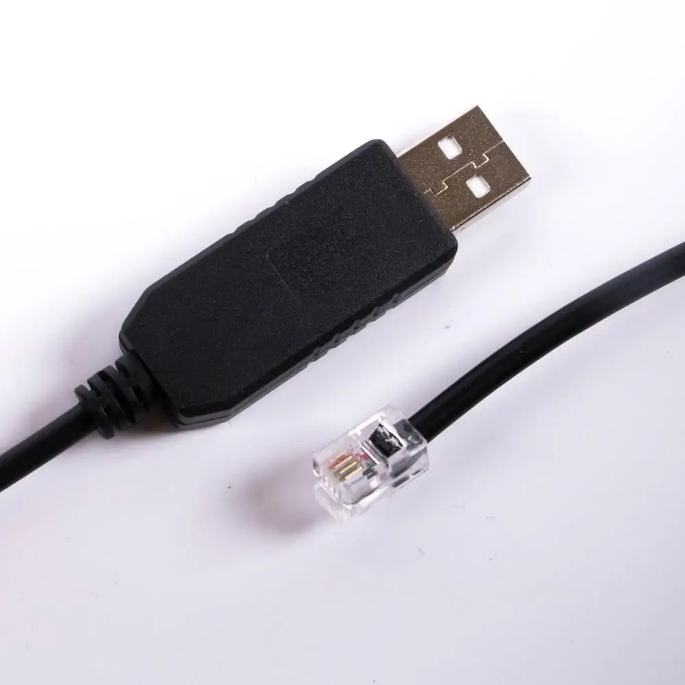 Ioptron-Cable de Control telescópico, Cable USB RS232 RJ9 para actualización ecuatorial PC Asiair, línea codificación IEQ30 Pro iEQ45 ZEQ25 - imagen 3