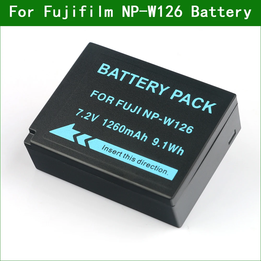 Batería para cámara Digital NP-W126 W126S, cargador para Fujifilm BC-W126, HS30EXR, HS33EXR, HS35EXR, HS50EXR, X100F, X100V - imagen 2