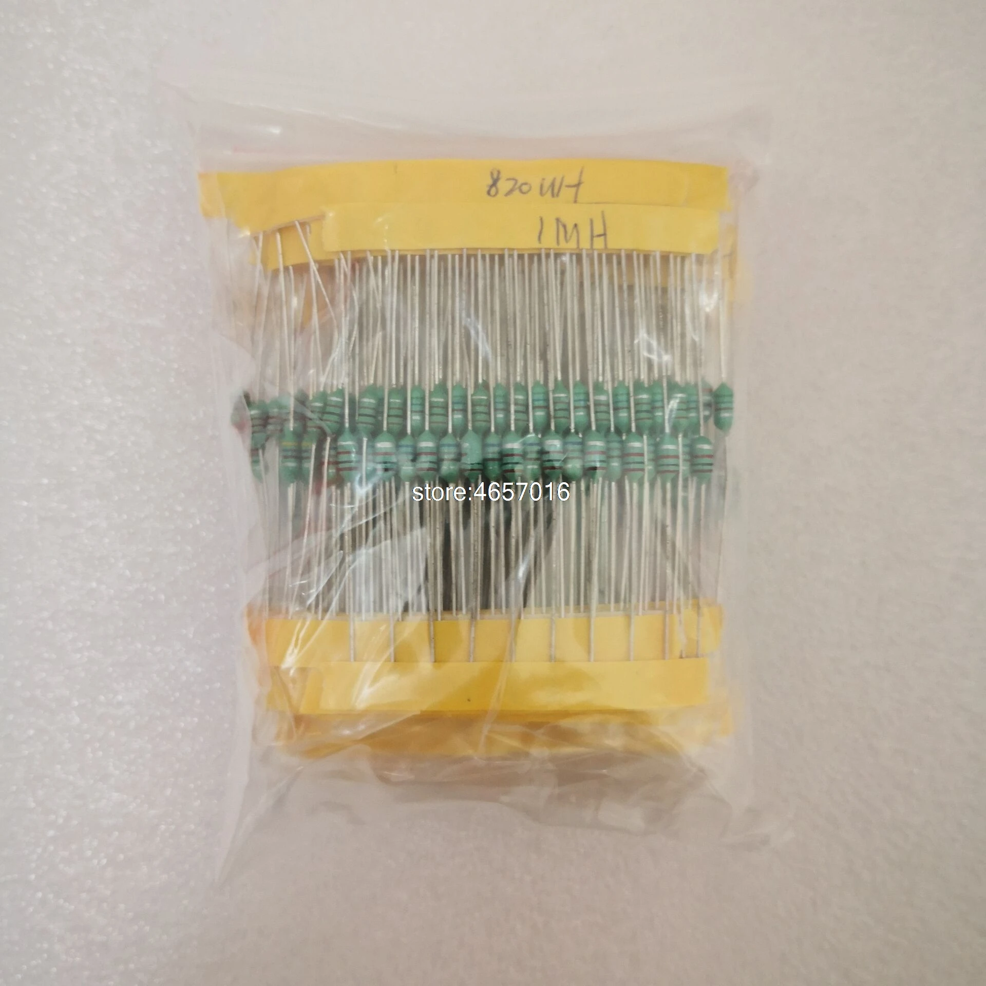 40valuesX10 Uds = 400 Uds 1/2W SMD surtido 0410 0,5 W inductancia anillo de Color surtido 1UH-4.7MH inductores de Kit