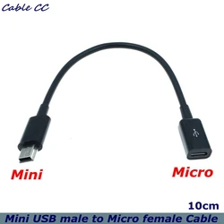 Adaptador USB Macho a Micro 10cm para Android