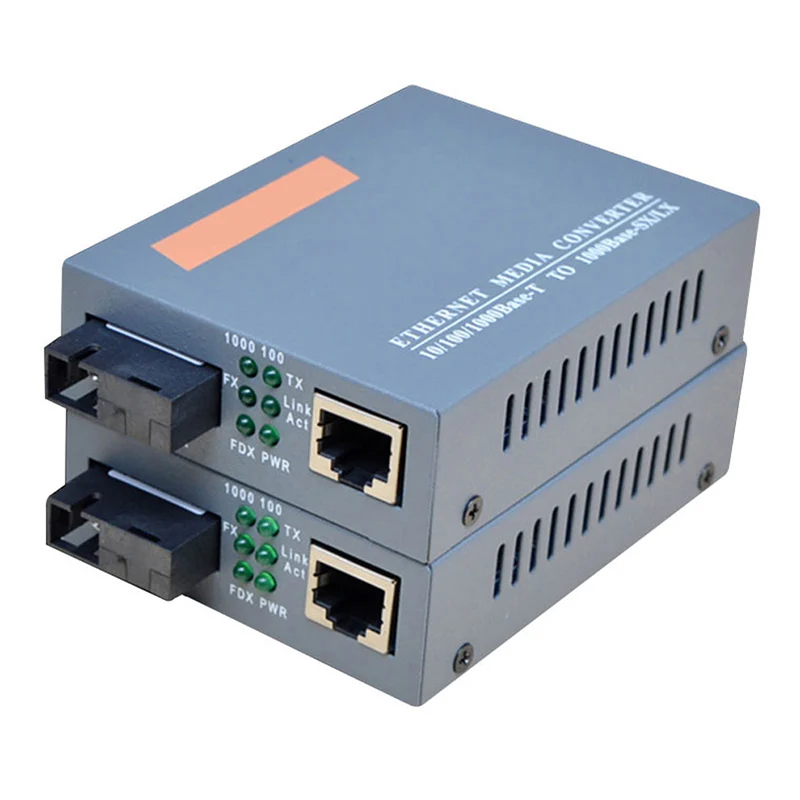 Conversor Fibra Óptica Gigabit HTB-GS-03 – Puerto SC Monomodo - imagen 2