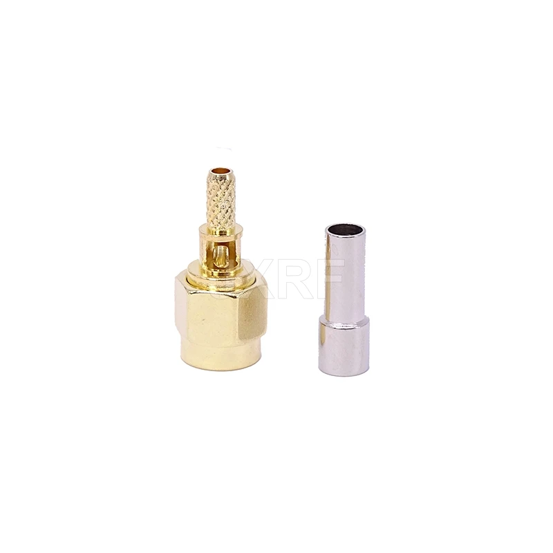 JX 10 Uds conector SMA macho engarzado para RG316 RG174 RG178 RG179 LMR100 Cable Coaxial envío rápido - imagen 3