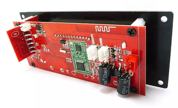 Módulo de placa decodificadora MP3 con Bluetooth 4,0, con ranura para tarjeta SD/USB/FM/alarma, APE FLAC WAV WMA, KIT de placa decodificadora Digital LED SD/MMC - imagen 4