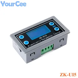 ZK-UI5 Probador de Baterías 5-38 V CC con Voltímetro y Amperímetro