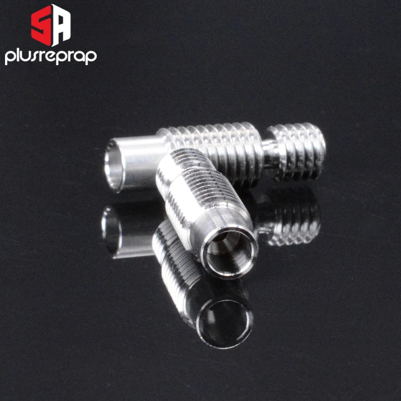 V6 Garganta Heat Break Bowden/Wade PTFE Hotend J-head M7 * M6 * 22mm para filamento de 1,75/3mm de diámetro 4,1mm impresora 3D de acero inoxidable - imagen 4