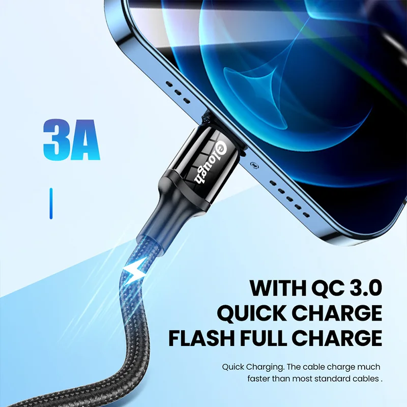Elough Cable USB-C Carga Rápida Xiaomi Redmi Samsung Poco - imagen 5