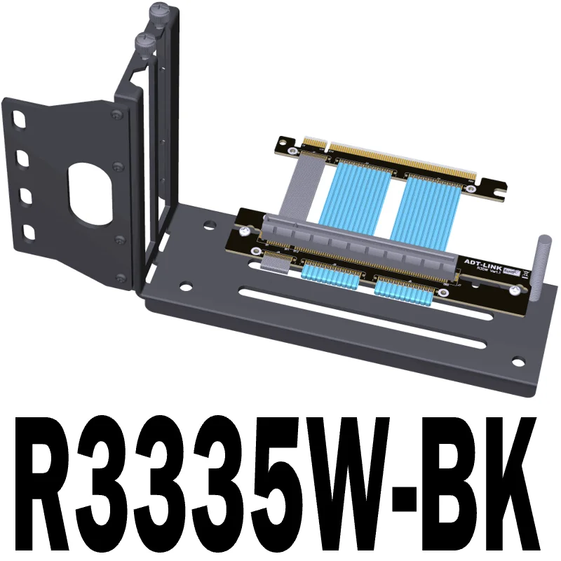 Tarjeta de vídeo gráfica PCI-E X16, soporte Vertical GPU 4,0, Cable de extensión de velocidad completa, combinación fija DIY para chasis ATX - imagen 2