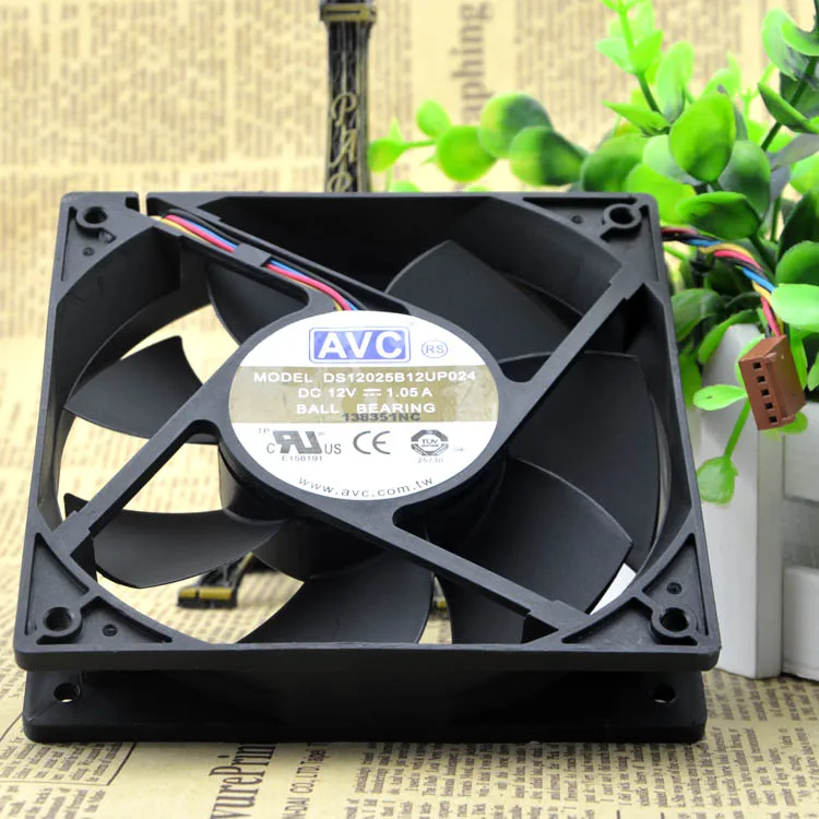 Volumen de aire Ultra grande AVC Ds12025b12up024 12v 1,05a 12cm 4 cables PWM ventilador de velocidad - imagen 4