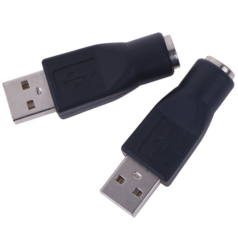 Adaptador de puerto PS/2 macho a USB hembra, convertidor para teclado de PC, ratón, 2 uds. - imagen 3