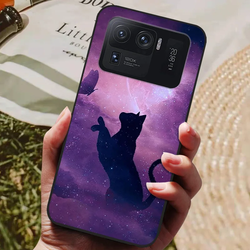 Funda trasera de silicona para Xiaomi Mi 11 Ultra, carcasa suave de lujo para Mi 11 Ultra - imagen 3