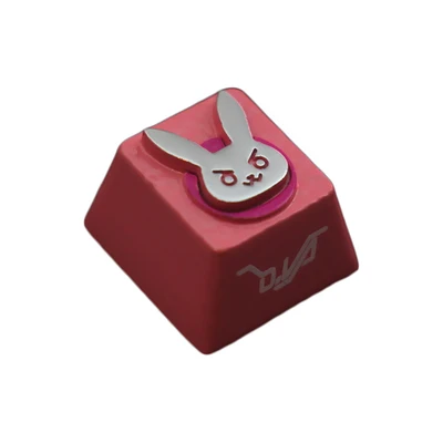 Teclado mecánico de Metal, tapa de llave de aleación de aluminio con personalidad para tecla de juego OW DVA, 1 ud. - imagen 5