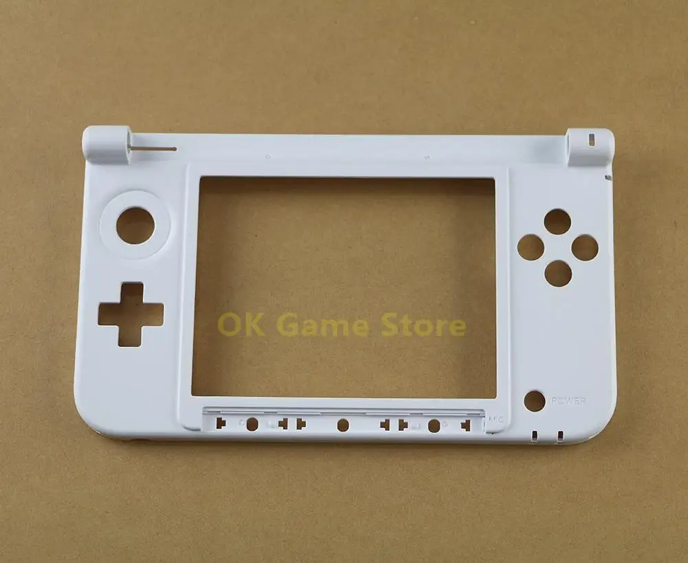 50 unids/lote marco de plástico medio de repuesto para 3DS XL 3DS LL carcasa para 3dsxl 3dsll funda negra blanca - imagen 3