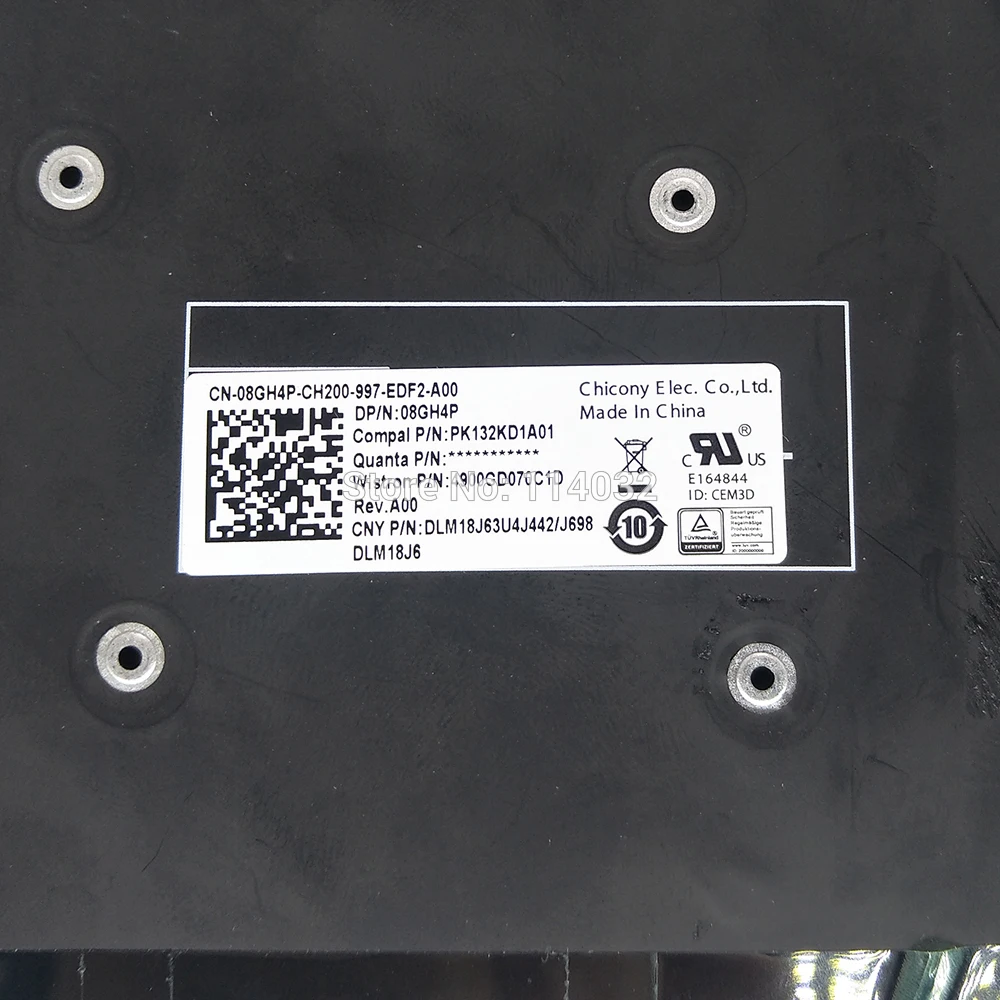 Teclado Original de ordenador portátil para Dell Inspiron 14 7000 7490, interfaz de usuario, inglés, negro, plateado, retroiluminación 08GH4P, PK132KD1A01, 02PYG9, PK132KD1B01 - imagen 5