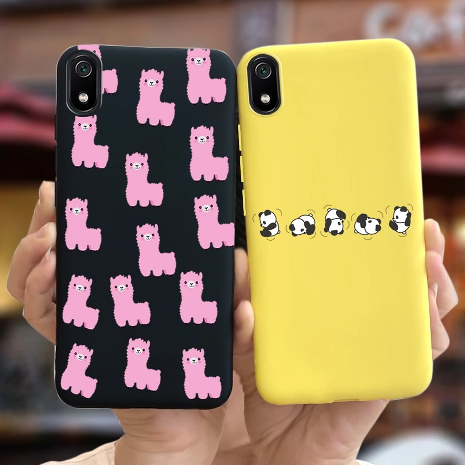 Funda de silicona suave con flores bonitas para teléfono, carcasa trasera completa para Xaiomi Redmi 7A, 7 A - imagen 3