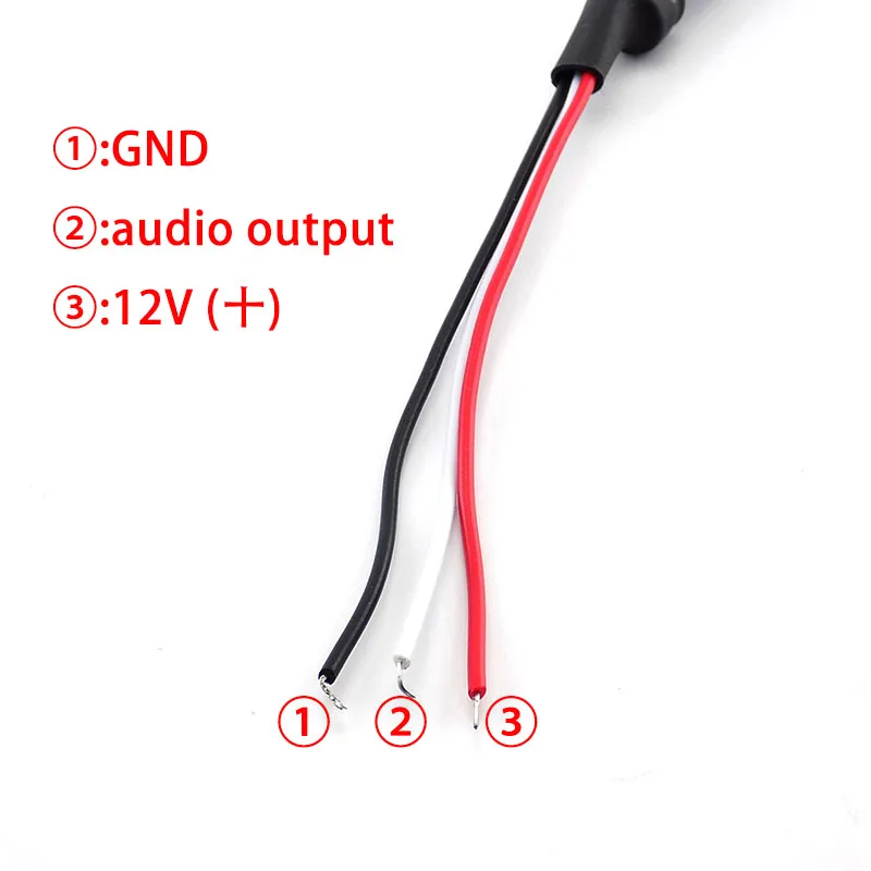 Mini Micro sistema de Audio, Monitor de sonido, dispositivo de recogida de Audio, Cable de alimentación CC, cámara CCTV, micrófono de vigilancia, seguridad CCTV - imagen 2
