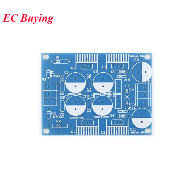 DC 1,25-37 V LM317 LM337 Módulo de fuente de alimentación de filtrado ajustable Kits de bricolaje Regulador de voltaje CA/CC - imagen 4