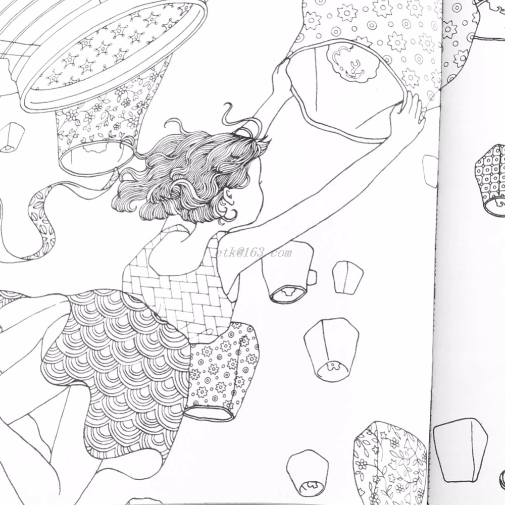 Libro para colorear con grafiti en inglés para niños, libros de pintura, versión para adultos, viaje en tiempo nuevo - imagen 4