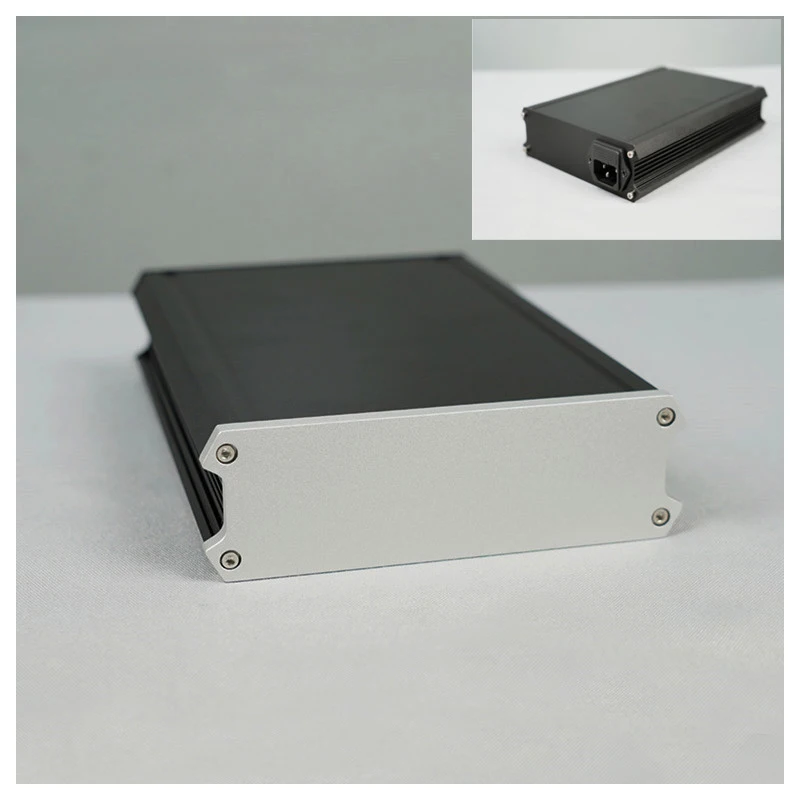 Chasis amplificador de aluminio de 142x45x209mm, carcasa de Casa de Audio para el hogar, caja de bricolaje, carcasa de preamplificador de escenario frontal - imagen 5