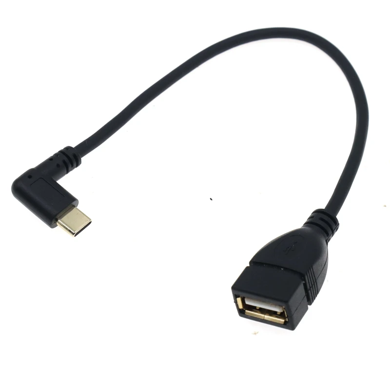 Cable adaptador OTG hembra de 5Gbps, ángulo de 90 grados, tipo C, USB 3,1, macho, para USB 3,0, para teléfonos móviles y tabletas - imagen 5