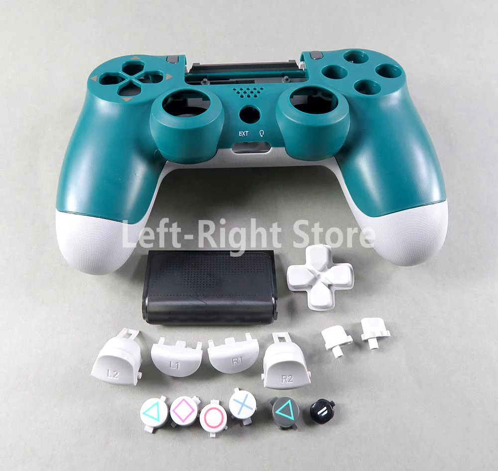 1 Juego de carcasa completa para PS4 versión 5,0 JDS-050 JDS 055 JDM050 controlador de carcasa piezas de repuesto Joystick - imagen 2