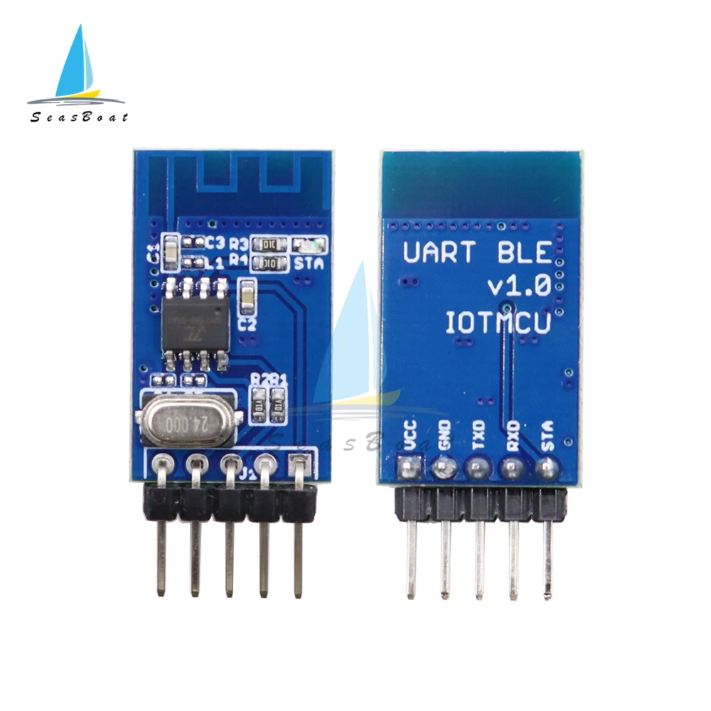 Placa de prueba KT6368A, módulo Bluetooth de modo Dual, función Bluetooth 5,1 BLE 2,1 SPP, para comunicación Serial inalámbrica transparente