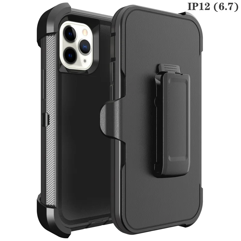 Funda de teléfono a prueba de golpes con Clip de cinturón para iPhone, 15, 11, 12, 13, 14 Pro Max, XR, XS, XSMAX, X, MINI, SE, 6S, 7, 8 Plus - imagen 2