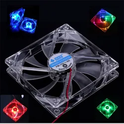 Ventilador enfriador CPU con LED azul silencioso para PC