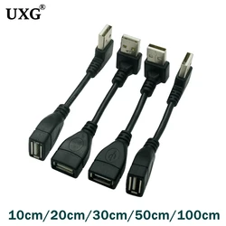Cable Extensión USB 2.0 Macho a Hembra - 50 cm Negro