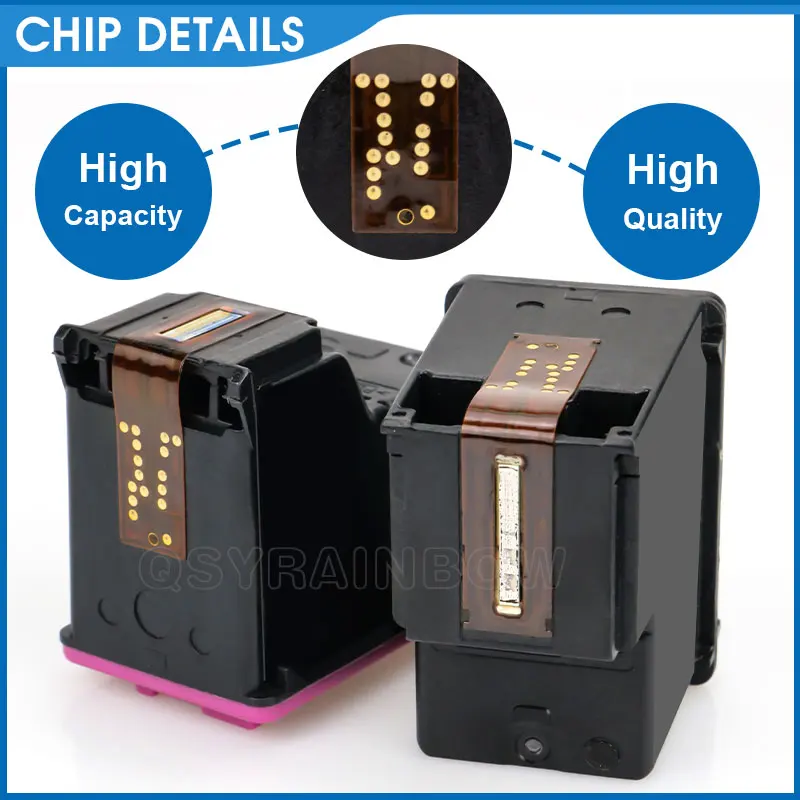 QSYRAINBOW 302XL remanufacturado para HP 302 HP302 cartucho de tinta Deskjet 1110 3830 3831 3833 4650 4654 4657 4511 5520 - imagen 5