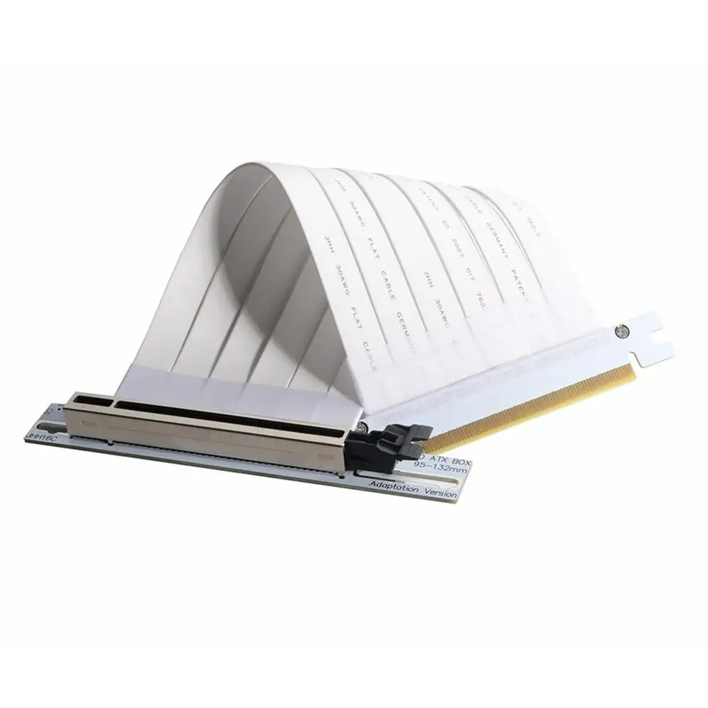 Cable de extensión PCIe 3,0 GEN3 PCI-E 16X de alta velocidad, Cable de extensión GPU con esquina superior de 90 grados para tarjeta gráfica RTX 2080Ti - imagen 5