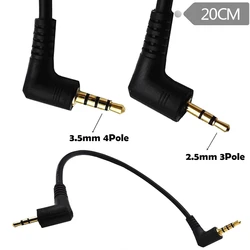 Adaptador Audio 3.5mm a 2.5mm Macho - 20cm Estéreo